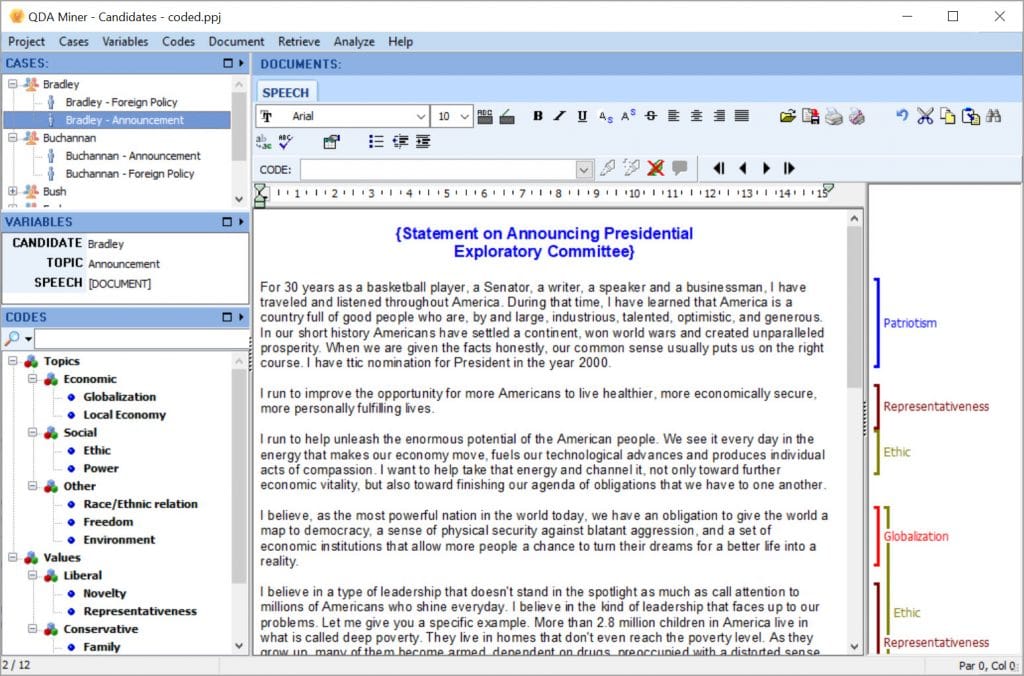 QDA Miner: Qualitative on-screen coding